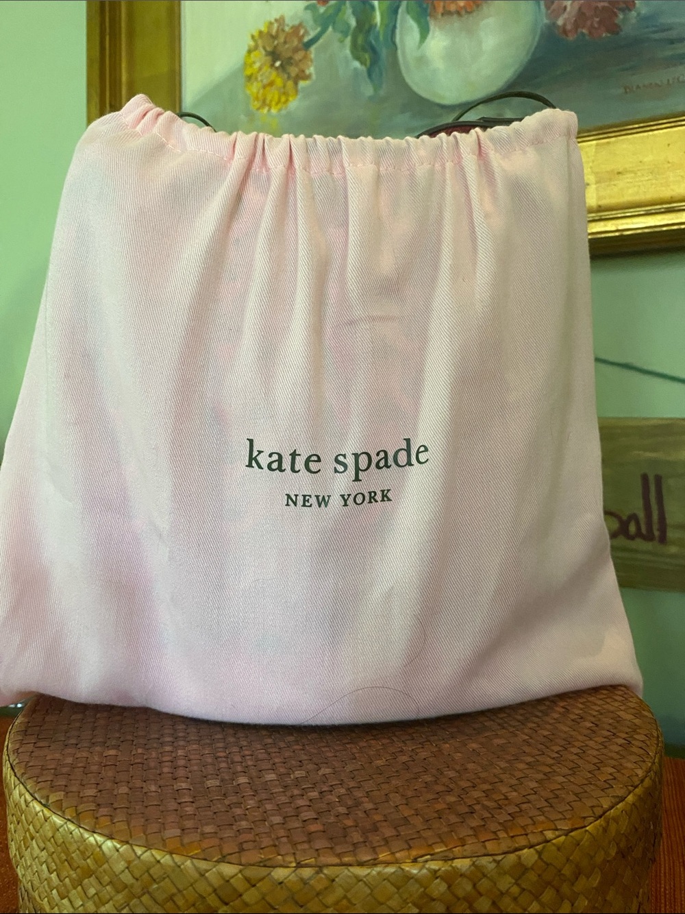 Kate Spade Dorie leather bucket satchel bag in hibiscus tea pink - Picture 14 of 15
